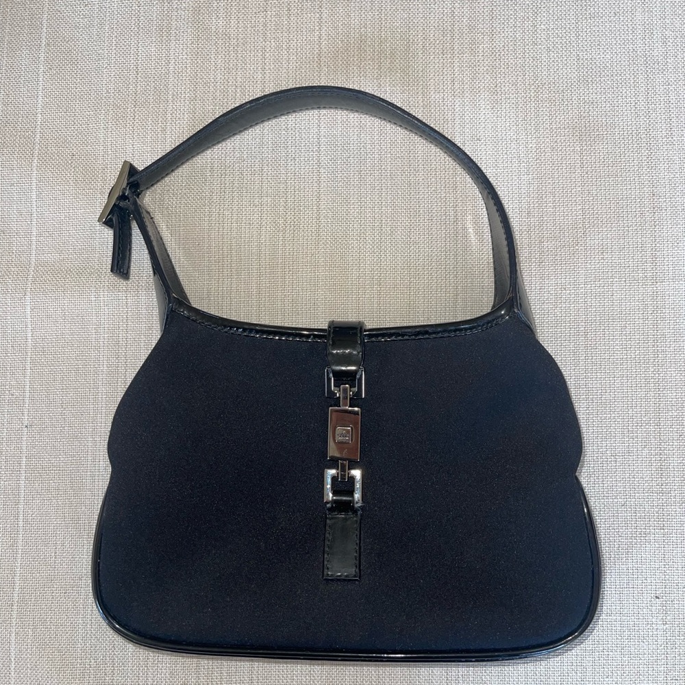 Gucci mini Jackie black nylon bag